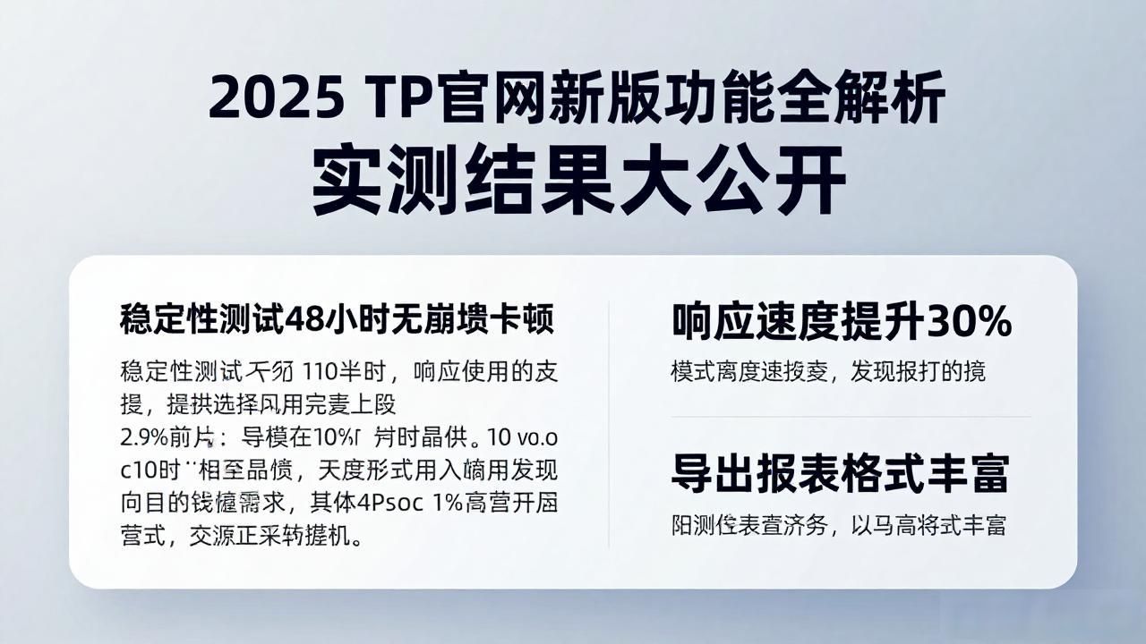 2025 TP官网最新版本的功能扩展与测试结果_智能分析模块评测_TP官网2025版本更新