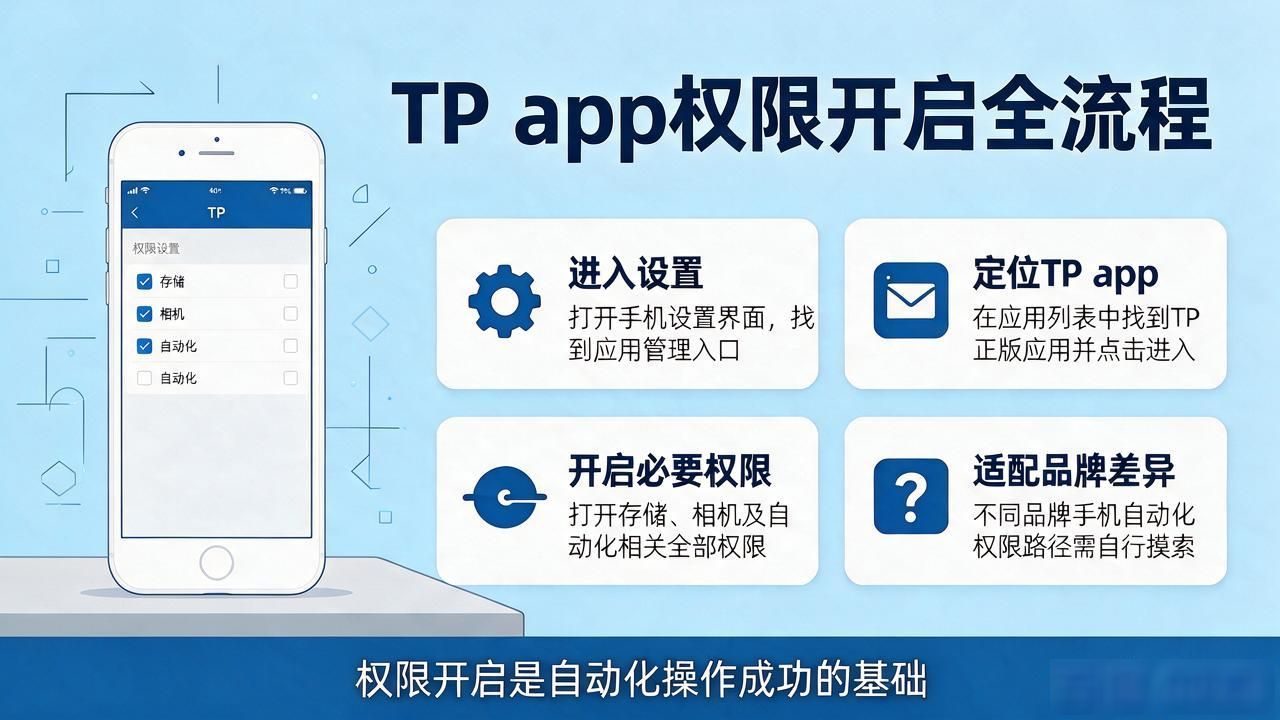 开启自动化权限配置_下载正版TP官网app_如何在TP官网下载app正版中实现自动化操作？