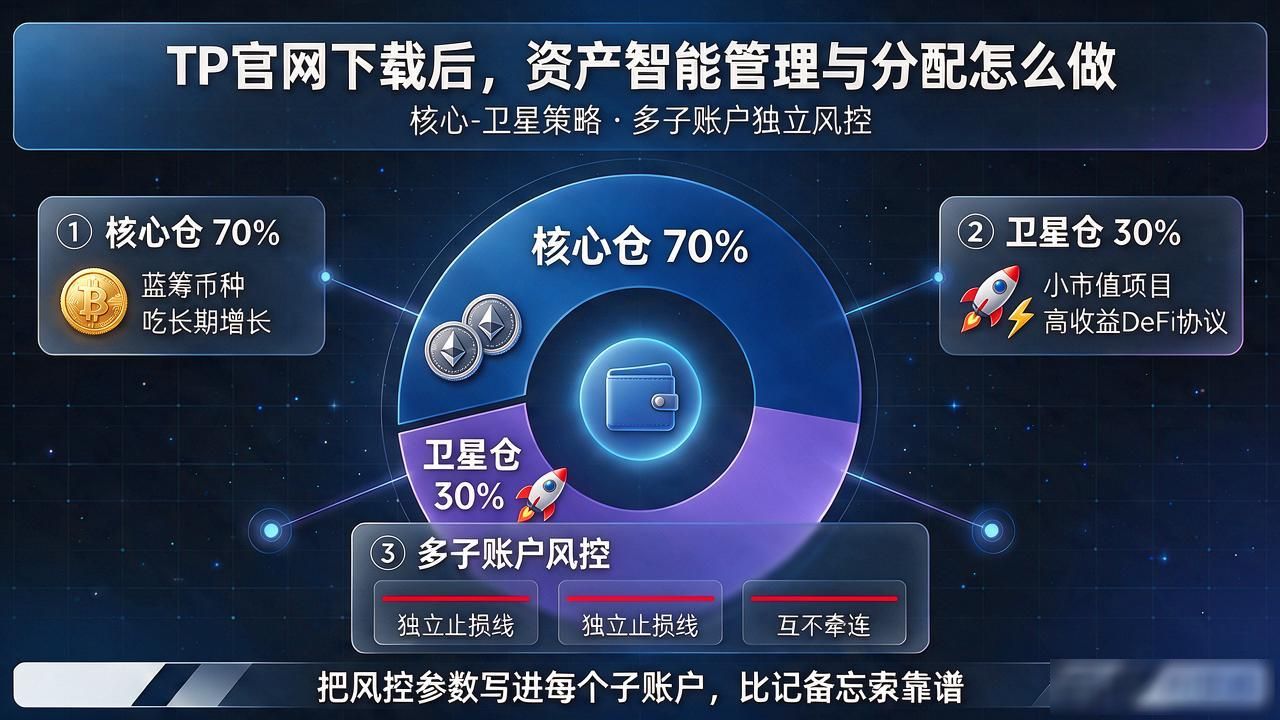 TP官网下载后，资产智能管理与分配怎么做