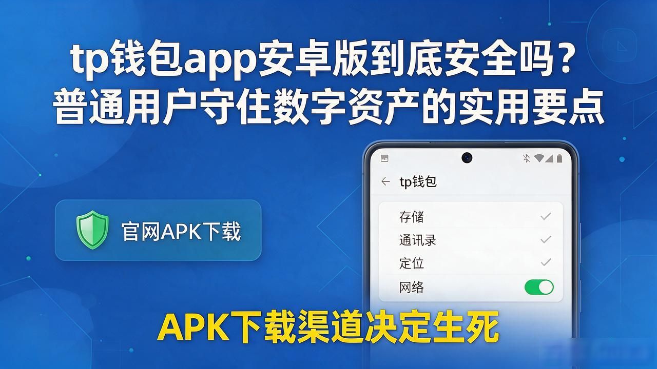 tp钱包app安卓版到底安全吗？普通用户守住数字资产的实用要点