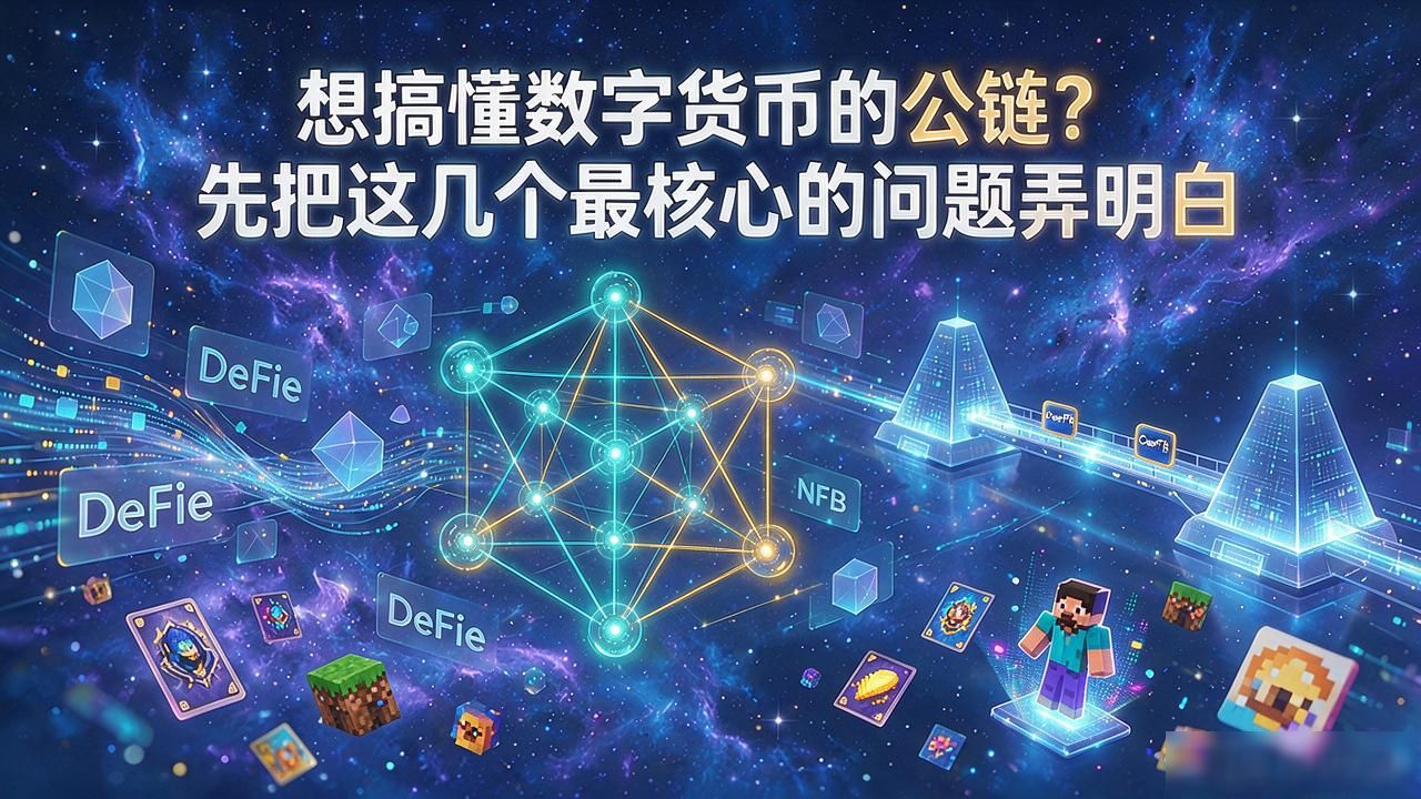 想搞懂数字货币的公链？先把这几个最核心的问题弄明白