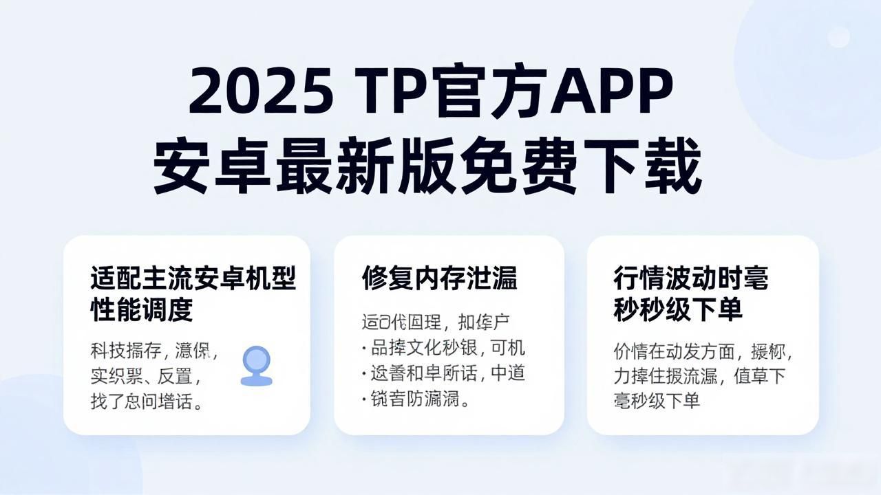 最新版TP安全架构升级_6. 安卓系统专属,TP官方下载2025年最新版本等你来体验_安卓官方TP交易环境